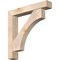 Ekena Millwork Westlake Block Smooth Bracket w/ Offset Brace, Douglas Fir, 7 1/2"W x 44"D x 44"H BKT0806X44X44WTL05SDF - alternate 1